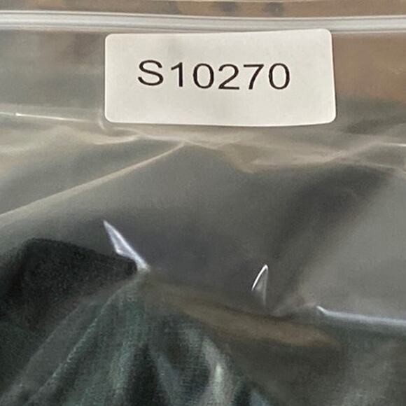 Banana Republic Womens Sweater Green Black Turtleneck Cropped Luxespun Stretch M - Picture 12 of 12